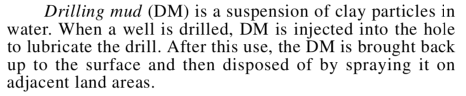 Drilling Mud example problem